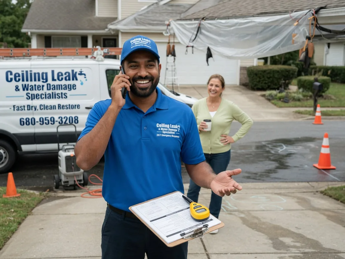 Ceiling Leak Cleanup Hardy, VA FAQs